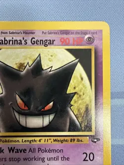 Sabrina's Gengar 29/132 Non-Holo Rare - Gym Challenge VINTAGE 2000 Pokemon TCG - Image 3