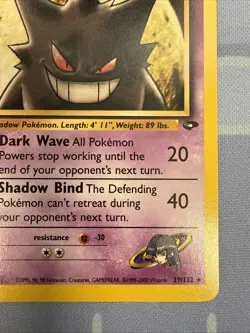 Sabrina's Gengar 29/132 Non-Holo Rare - Gym Challenge VINTAGE 2000 Pokemon TCG - Image 4