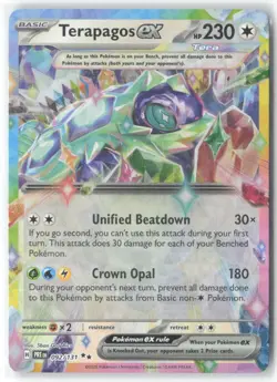 Pokemon Terapagos ex Holo #092/131 SV: Prismatic Evolutions Near Mint or Better - Image 1
