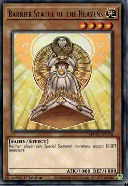 Barrier Statue of the Heavens 1st Ed Rare MAGO-EN116 Yu-Gi-Oh! - Image 1