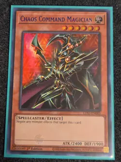 Yugioh Chaos Command Magician Blue Ultra Rare LDS3-EN083 1st Ed NM - Image 1