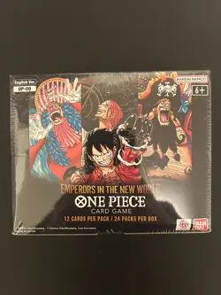 ONE PIECE EMPERORS IN THE NEW WORLD ENGLISH BOOSTER BOX OP-09 w ACRYLIC CASE - Image 3