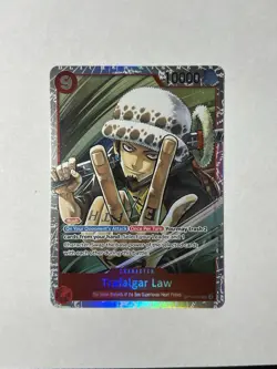 Trafalgar Law -OP14-009 One Piece TCG The Azure Sea's Seven Foil - Image 1