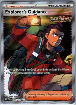 Explorer's Guidance 200/162 SV05: Temporal Forces - Pokemon Card - NM - Image 1