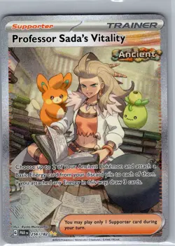 Professor Sada's Vitality 256/182 SV04: Paradox Rift - Pokemon Card - NM - Image 1