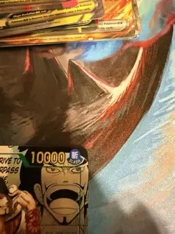 Bandai Dracule Mihawk OP14-119 Secret Rare Foil Stamped Character Card One Piece - Image 4