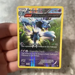 Nidoqueen 69/160 XY Primal Clash Pokemon Reverse Holo Rare Card Played - Image 1