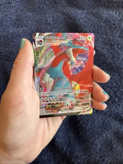 Salamence VMAX 144/189 Ultra Rare SWSH03: Darkness Ablaze Pokemon Card - Image 3