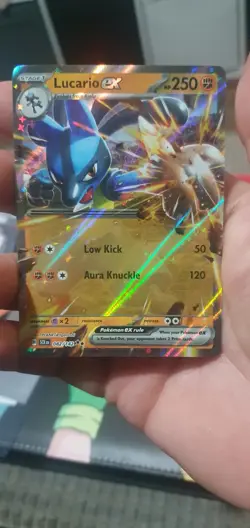 Lucario EX 082/142 S&V Stellar Crown Holo Double Rare Pokemon Card - Image 2