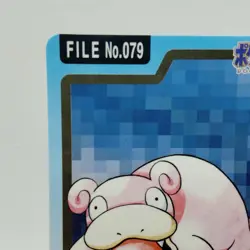 Pokemon Cards Bandai Carddass Slowpoke File No.079 1997 EX Japanese i410 - Image 2