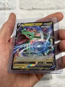 Rayquaza V 100/159 Crown Zenith Ultra Rare Pokemon TCG NM/MT Nintendo Card 2023 - Image 2