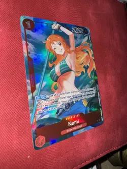 Nami OP01-016 Parallel Alt Art Romance Dawn One Piece Card English - Image 3