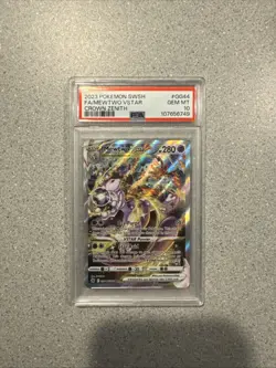 Psa 10 Mewtwo VSTAR Crown Zenith: Galarian Gallery Ultra Rare Card #GG44/GG70 - Image 1