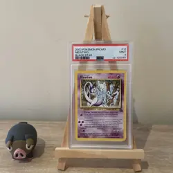 2000 Pokemon MEWTWO Black Star Promo JR STAMP RALLY Edition Card 12 - PSA 9 MINT - Image 1
