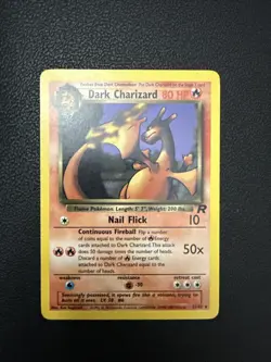 Pokemon Card Dark Charizard 21/82 Team Rocket-Unlimited Edition Regular NON HOLO - Image 1