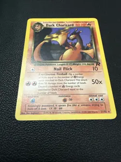 Pokemon Card Dark Charizard 21/82 Team Rocket-Unlimited Edition Regular NON HOLO - Image 2