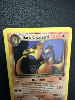 Pokemon Card Dark Charizard 21/82 Team Rocket-Unlimited Edition Regular NON HOLO - Image 3
