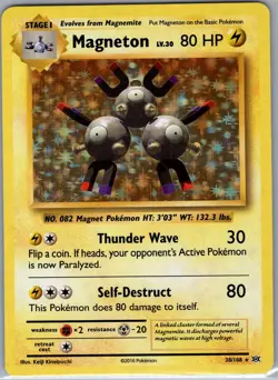 Magneton 38/108 Holo XY - Evolutions - Pokemon Card - NM - Image 1