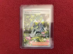 Pokemon Wally's Compassion SIR 186/132 Mega Evolution Trainer Card NM/MT - Image 1