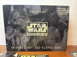 Parker Brothers Star Wars CCG Box Only Premiere Some Cards Mini Poster Lot Vader 73000403607 - Image 2