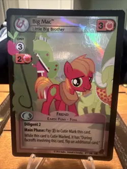 My Little Pony Collectible Card Game - Big Mac, Little Big Brother - #136 UR - Image 1