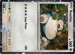 Snorlax Pokemon Card Black Star Promo SVP 122 Cosmos Holo Pokemon Trading Card - Image 5