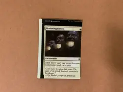MTG Magic Deafening Silence Foil x1 ELD Throne of Eldraine NFC Miscut Misprint - Image 1