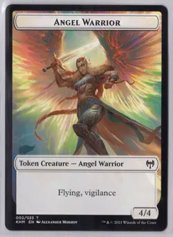 1x Angel Warrior Token - Kaldheim - Near Mint - Image 1