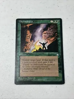1x Thermokarst Ice Age MTG Magic the Gathering LP - Image 1