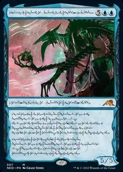 Jin-Gitaxias, Progress Tyrant (Phyrexian) [Kamigawa: Neon Dynasty] Magic MTG - Image 1