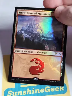 Snow-Covered Mountain (4) Secret Lair Drop Foil - Image 2