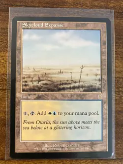 MTG✨SKYCLOUD EXPANSE✨ Odyssey NM/M RARE Allied DOUBLE MANA Land 2001 UNPLAYED - Image 1