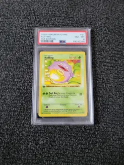 Pokemon Base Set 1st Edition Koffing Shadowless 51/102 - PSA 8! PK887 - Image 1
