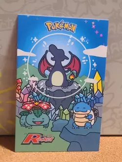 Pokemon, PERU, Bubble Shiny Charizard, Team Rocket Card Database, Star Holo, LP - Image 1