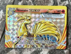 Pokemon TCG Ninetales Evolutions Ultra Rare Card Break 16/108 XY - Image 1