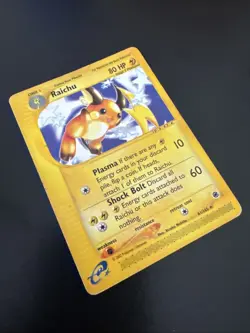 Pokemon TCG Raichu Expedition Base Set 61/165 Regular Rare HP - Image 2