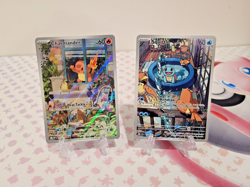 (NM) Charmander 044 Pokemon + (NM) Squirtle 148/142 Stellar Crown lot - Image 1