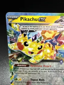 Pikachu ex - Double Rare SV08: Surging Sparks 057/191 NM Holo Pokemon Same Day - Image 2