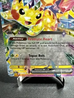 Pikachu ex - Double Rare SV08: Surging Sparks 057/191 NM Holo Pokemon Same Day - Image 5
