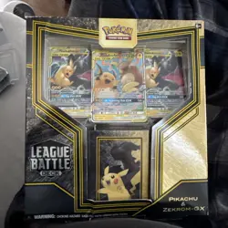 Pikachu & Zekrom-GX Pokemon TCG League Battle Deck - Please Read Description - Image 1