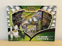 Pokemon Galarian Sirfetch'd V Collection Box Factory Sealed Sword And Shield - Image 1