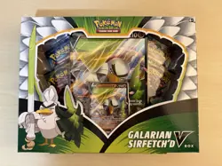 Pokemon Galarian Sirfetch'd V Collection Box Factory Sealed Sword And Shield - Image 2