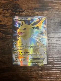 Jolteon EX Pokemon TCG 28a/83 Generations Ultra Rare Holo Full Art Promo - Image 1