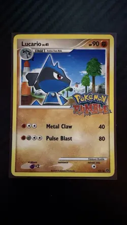 2009 Pokemon Rumble 12/16 Lucario - Image 1