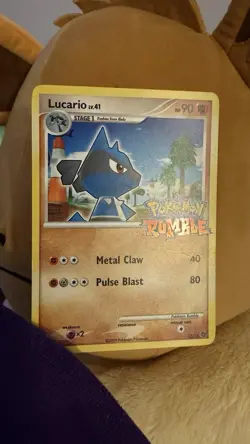 2009 Pokemon Rumble 12/16 Lucario - Image 3