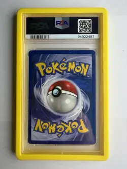 1999 Pokemon TCG Machamp Holo 1st Edition Shadowless PSA 4 VG-EX Yellow Bumper - Image 4