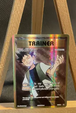 Pokemon TCG XY Evolutions Full Art Trainer Brock's Grit 107/108 - Image 1