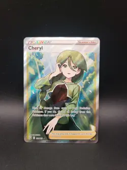 💚 Pokemon Cheryl - 159/163 - Sword & Shield Battle Styles - Full Art Trainer 💚 - Image 1