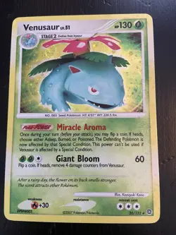 Pokemon TCG Venusaur - 20/132 - Reverse Holo Rare Pokemon Secret Wonders - Image 1