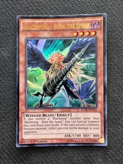 Yugioh Blackwing - Bora the Spear 1st Ed Ultra Rare LC5D-EN111 VLP/NM - Image 1